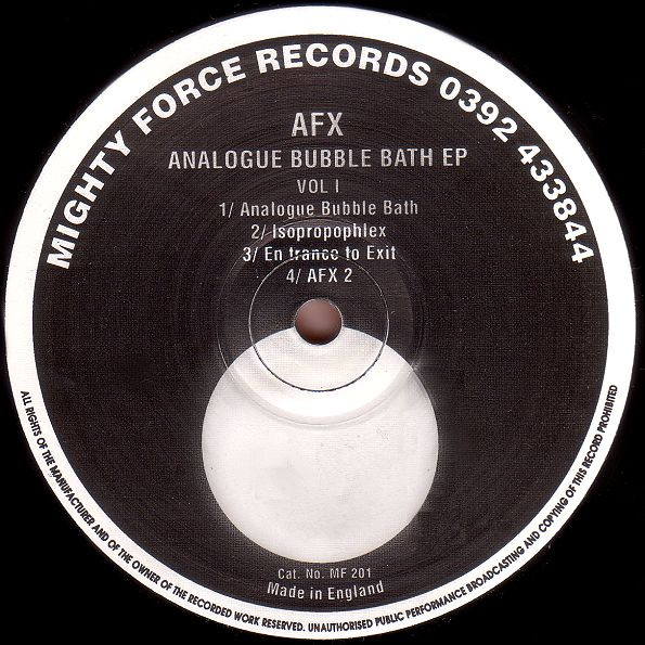 AFX - Analogue Bubblebath 1